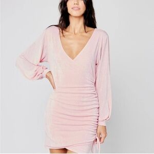 Revolve X L*SPACE Melissa Mini Sexy + Chic Adjustable Shirring Deep-V Neckline